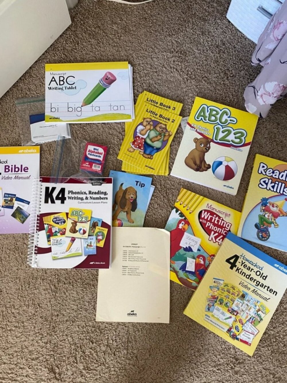 K4 Phonics & ABC 123 Learning Set - Yellow